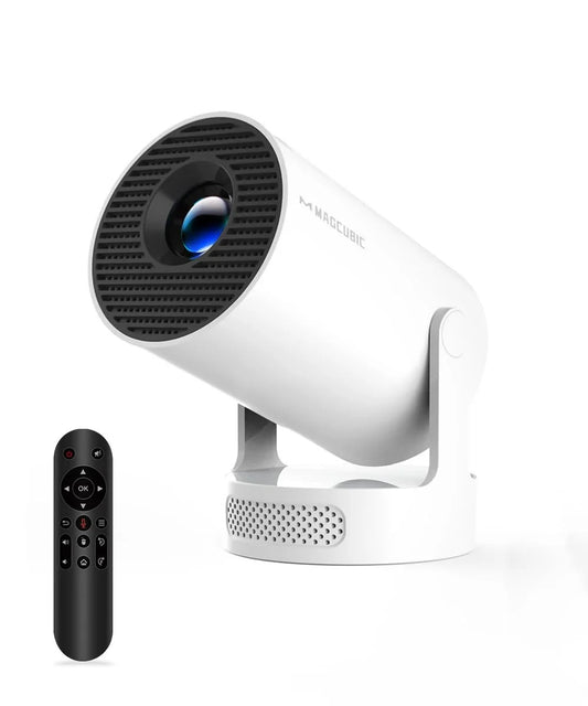 Mini Projector 4K support with WiFi 6 and Bluetooth 5.4, 5w Soundbase Speaker, A